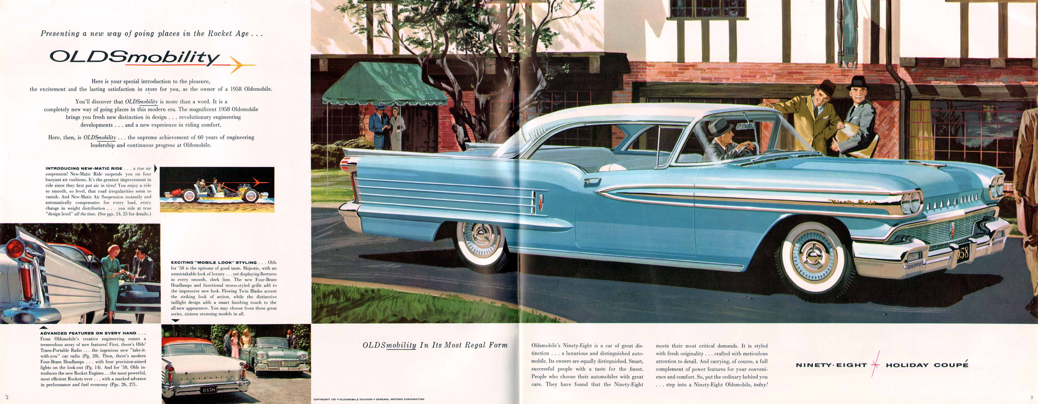 1958 Oldsmobile Motor Cars Brochure Page 9
